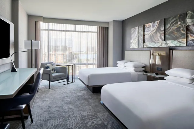 غرفة بسريرين مزدوجين، Bethesda North Marriott Hotel Conference Center 5/20