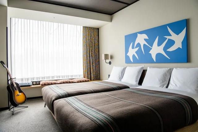 غرفة سوبيريور بسريرين مزدوجين، Ace Hotel Kyoto 1/4