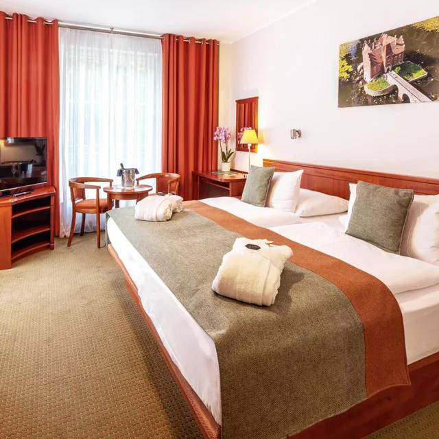 غرفة قياسية بسرير مزدوج، Spa & Wellness Hotel Olympia Marienbad 4/5