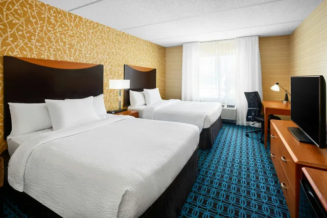 غرفة بسريرين كوين، Fairfield Inn Suites Plainville 1/4