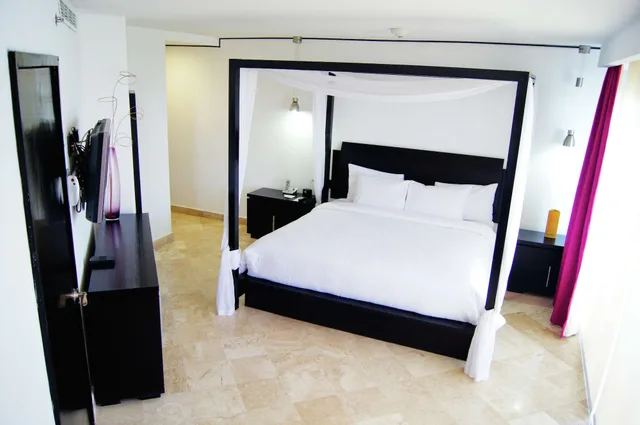 جناح جونيور بسرير كينج بإطلالة على البحر بشرفة، Hilton Garden Inn Boca Del Rio Veracruz 1/10