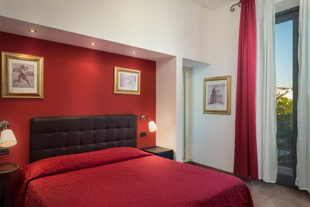غرفة بسرير مزدوج أو سريرين منفصلين، Kursaal And Ausonia Hotel 9/10