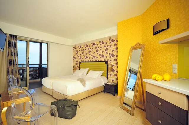 استوديو تنفيذي بإطلالة على البحر، Steris Elegant Beach Hotel 5/8