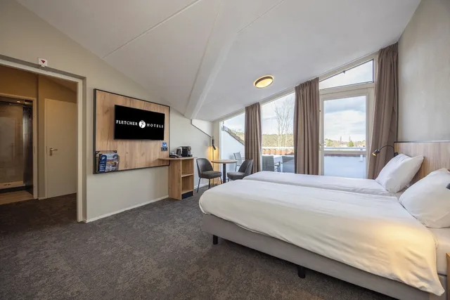 غرفة عائلية بأربعة أسرّة، Fletcher Hotel Jan Van Scorel 1/7
