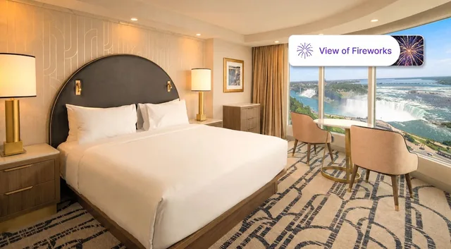 Presidential, Premium, Suite, King Bed, Falls View, Sofa, High Floor، Embassy Suites By Hilton Niagara Falls Fallsview 2/4