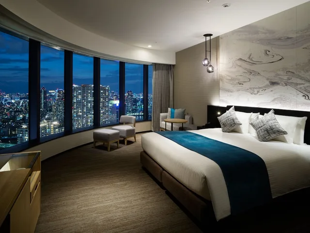 غرفة تنفيذية ركنية بسرير كينج بإطلالة بحوض استحمام، Mitsui Garden Hotel Toyosu Premier 4/8