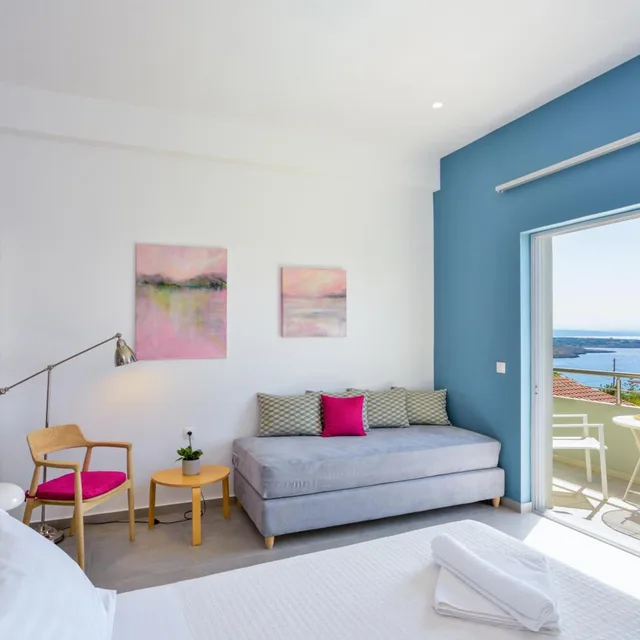 غرفة سوبيريور بسرير كوين، Casa Manolesos 3/6