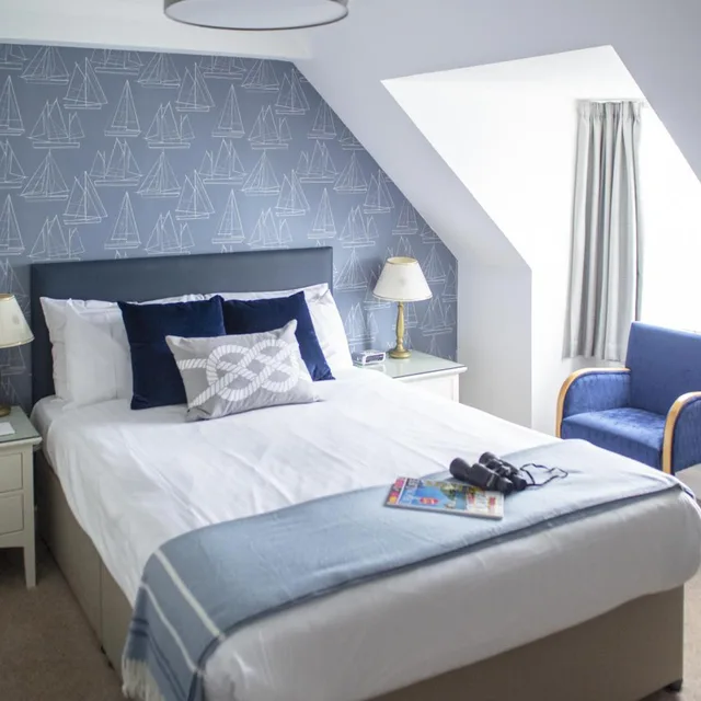 غرفة بسرير مزدوج بإطلالة، Berry Head Hotel 3/6