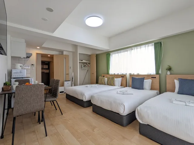 غرفة عائلية بسرير مزدوج وسريرين منفصلين، Eslead Hotel Namba South I 5/10