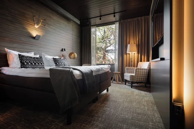 Mystique De Luxe Twin with Sauna.، Lapland Hotels Sky Ounasvaara 3/6