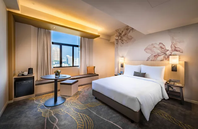 غرفة ديلوكس بسرير كوين، HILTON GARDEN INN KUALA LUMPUR JALAN TUANKU ABDUL RAHMAN NORTH 1/5