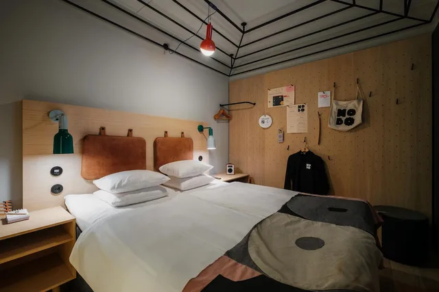 Sleep, Economy, Queen Bed, No Window، Hobo Hotel Stockholm 2/4