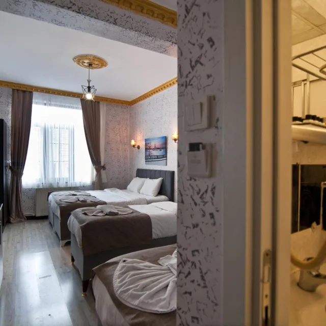 غرفة عائلية بسرير مزدوج، Golden Horn Park Hotel 3/6