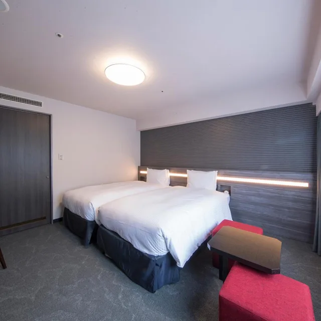غرفة مفردة بسريرين منفصلين للمدخنين، Richmond Hotel Kumamoto Shinshigai 2/8