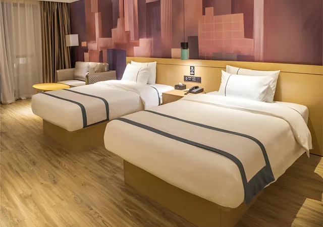 غرفة قياسية بسريرين منفصلين، City Comfort Inn Guilin City Hall 1/3