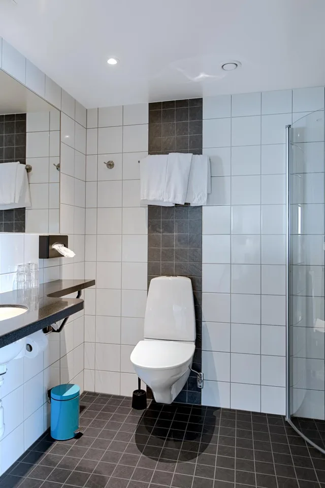 غرفة بسرير مزدوج أو سريرين منفصلين بشرفة، Bohusgarden Hotell & Konferens 5/5