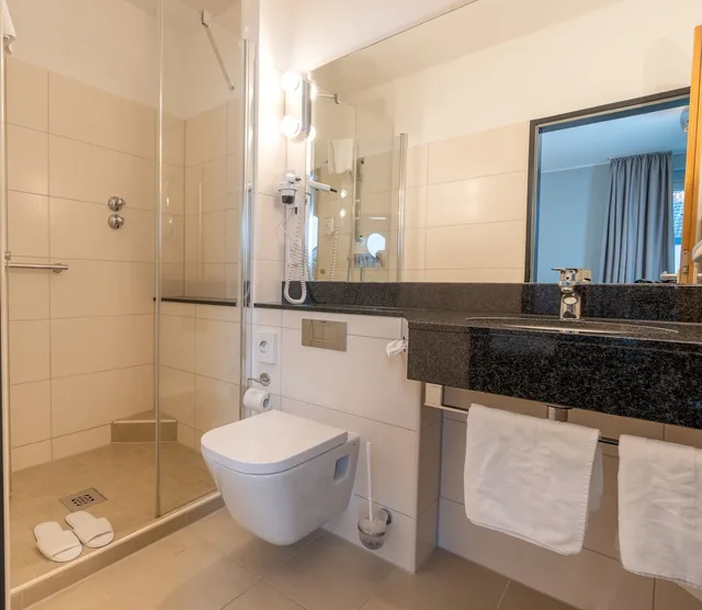 غرفة بزنس مفردة بسرير مزدوج، AKZENT Hotel Gut Hoeing 2/3