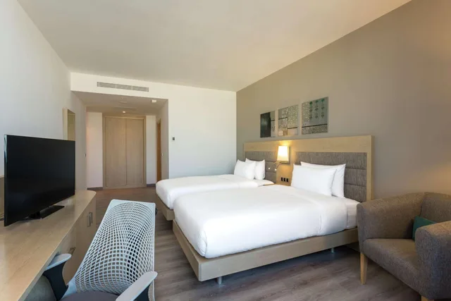غرفة بسرير فردي، Hilton Garden Inn Tanger City Center 6/7