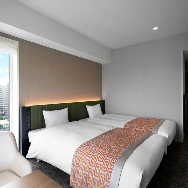 غرفة سوبيريور بسريرين منفصلين، Daiwa Roynet Hotel Morioka Ekimae 3/9
