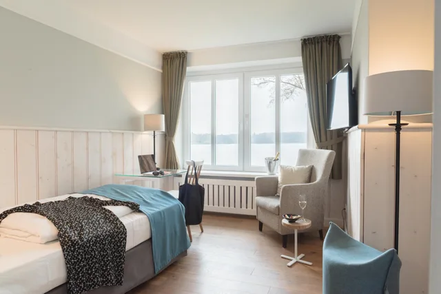 غرفة قياسية مفردة بسرير فردي، Seehotel Topferhaus 1/2
