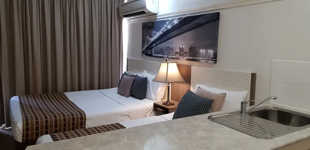 غرفة بسريرين كوين، Reef Palms Motel Apartments 2/4