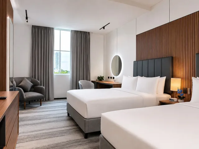 جناح بسريرين كينج بغرفتي نوم، Waymore Hotel Spa & Casino 1/6