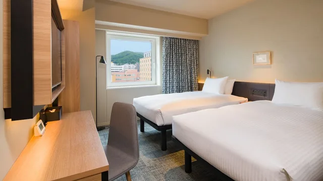 غرفة قياسية بسريرين منفصلين، Grids Premium Hotel Otaru 1/2