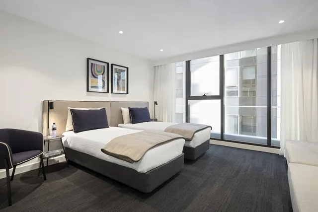 Executive, Studio, Apartment, Twin Beds, Quest St Kilda Road 1/3