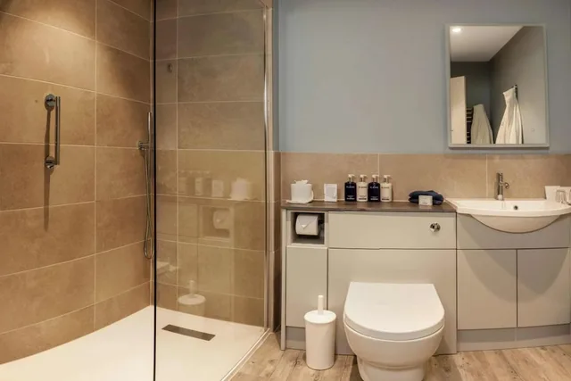 غرفة عائلية بسرير مزدوج مع أريكة، Budock Vean Hotel 3/3
