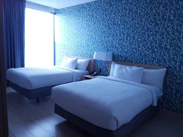 غرفة بسريرين مزدوجين، Fairfield Inn Suites Mexico City Vallejo 2/5