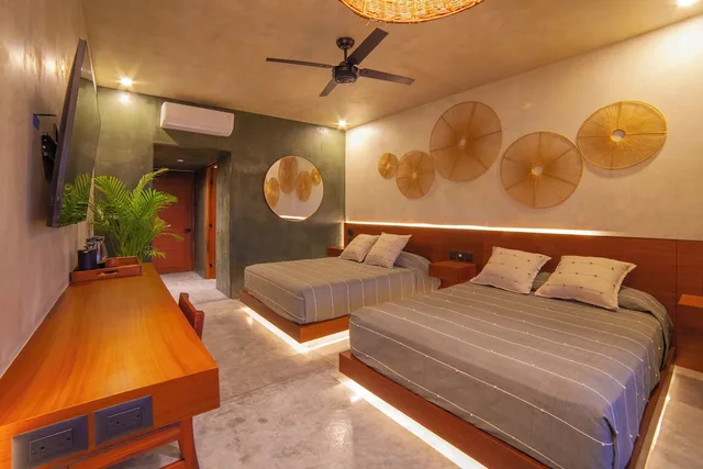 غرفة سوبيريور بسريرين مزدوجين، Quinta Bella Huatulco 3/3