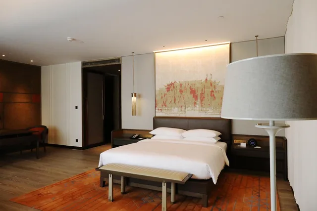 غرفة غراند كلوب ديلوكس بانورامية بسرير كينج بإطلالة على المدينة، Grand Hyatt Xi an 3/5