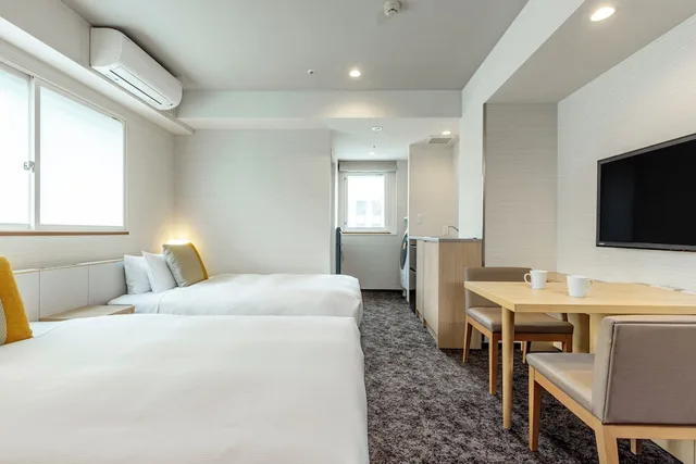 غرفة سوبيريور بسريرين منفصلين بمطبخ صغير، Tokyu Stay Tsukiji 6/10
