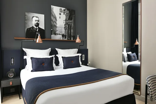 غرفة مفردة بسرير كوين، Hotel Square Louvois 2/6