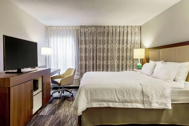 غرفة بسرير كينج مع أريكة، Hampton Inn Minneapolis/St. Paul-Woodbury 1/3