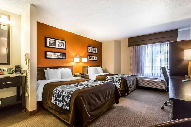 غرفة بسريرين مزدوجين، Sleep Inn Springfield South I60 near Medical District 2/4
