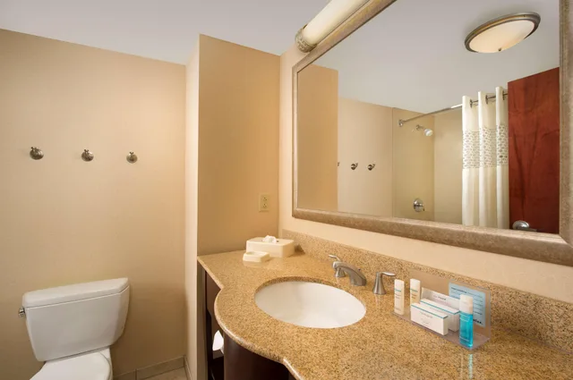 غرفة بسرير كينج بحوض جاكوزي بحوض استحمام، Hampton Inn Syracuse Clay 2/3