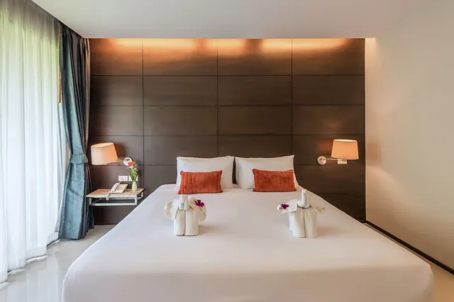 غرفة ديلوكس بسرير مزدوج بإطلالة على المسبح، Aree Tara Resort Krabi 6/9