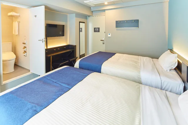 Semi Room, Standard, 2 Semi Double Beds, ICI Hotel Tokyo Hatchobori 2/3