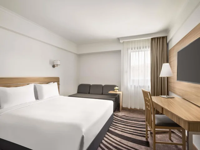 غرفة سوبيريور بسرير مزدوج بإطلالة على المسبح، Novotel Cairo Airport 4/10