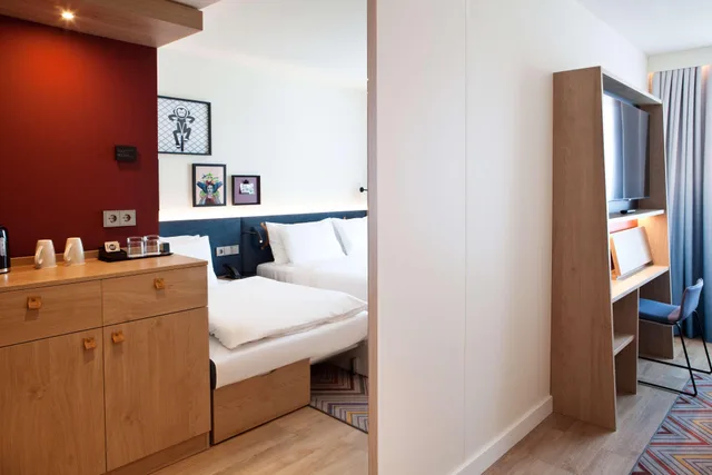 غرفة بسرير مزدوج بإطلالة، Hampton by Hilton Regensburg 4/5