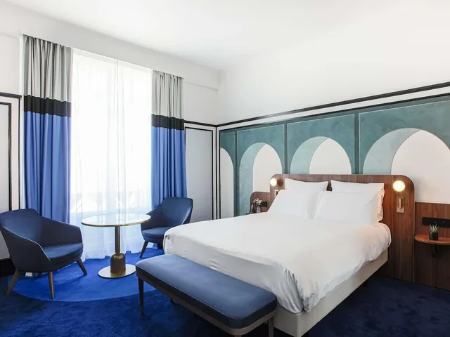 غرفة سوبيريور عائلية بسرير مزدوج مع أريكة، Hotel Plaza Biarritz Plage - Handwritten Collection 9/10