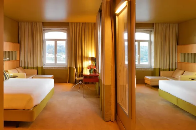 غرفة ديلوكس غراند بسرير مزدوج وسرير فردي بإطلالة، Pestana Palacio do Freixo - Porto 5/10