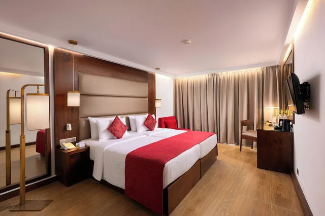 غرفة ديلوكس بسريرين منفصلين بحوض استحمام، Pegasus Reef Hotel 9/10