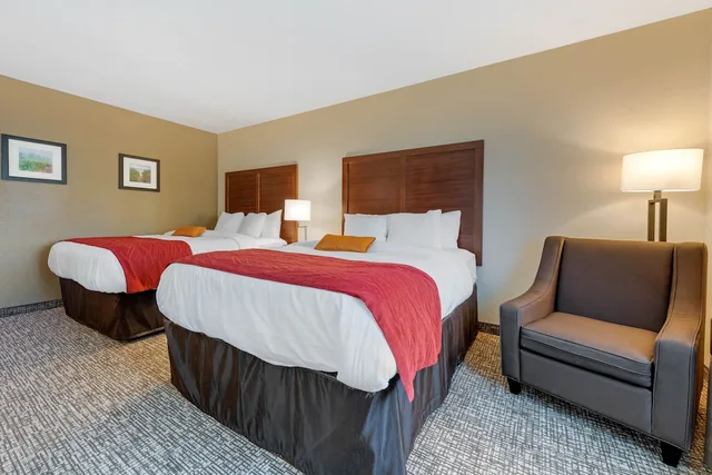 غرفة قياسية بسريرين كوين، Comfort Inn & Suites Michigan City South 6/10