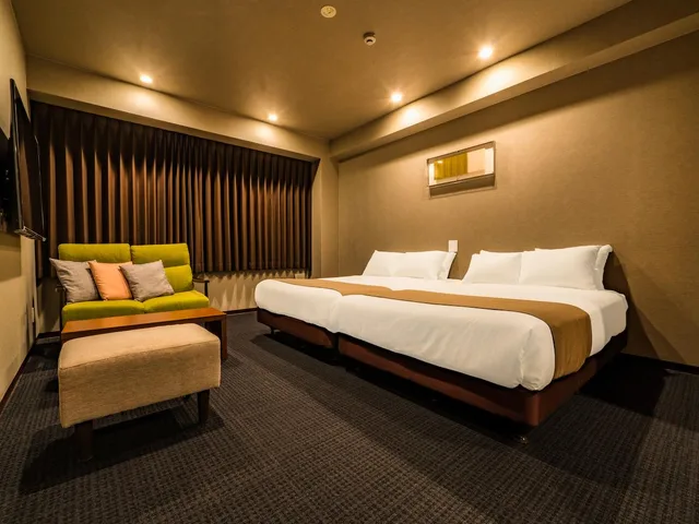 جناح كلوب بسريرين منفصلين بجاكوزي في طابق مرتفع، Randor Residential Hotel Kyoto Suites 1/1
