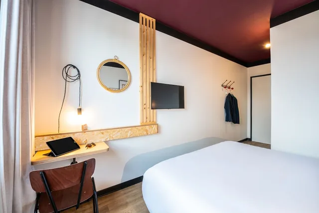 غرفة بسرير مزدوج، Greet hotel Montagnat Bourg en Bresse Sud 2/5