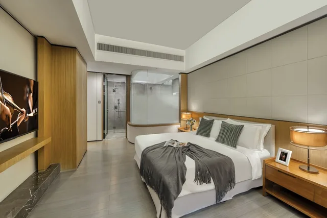 3 Bedrooms, Premier, Apartment, King and Queen and Twin Beds, Canton Tower View، Ascott IFC Guangzhou 2/5