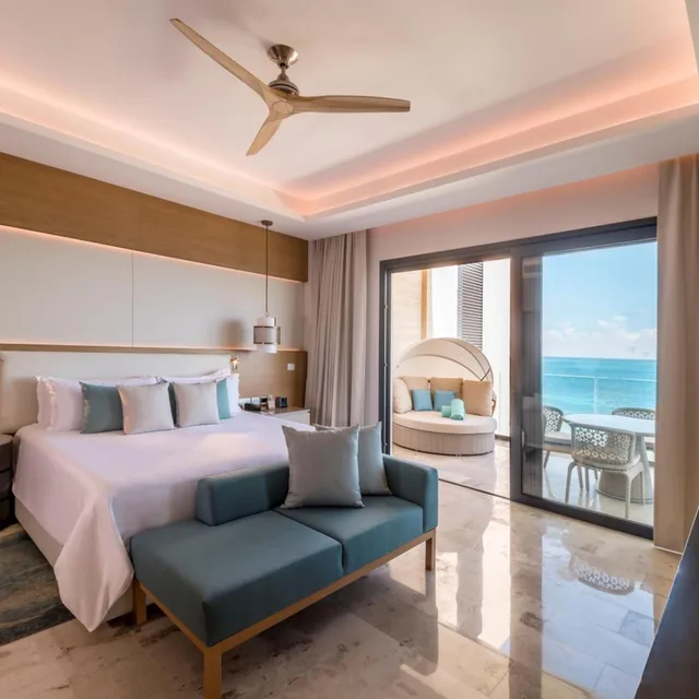 1 Bedroom, Serenity, Master, Club, Suite, Ocean Front، Haven Riviera Cancun Resort & Spa All Inclusive - Adults Only 2/4