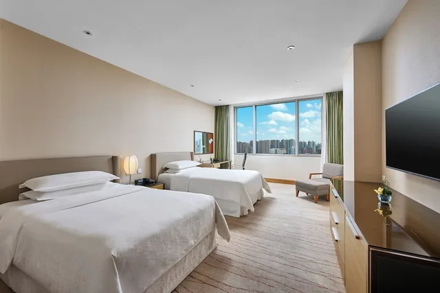 غرفة بسريرين مزدوجين، Four Points By Sheraton Shanghai Daning 3/10